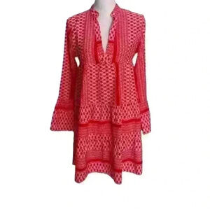 Coral Boho Dress Size Small  